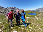 02 Ai Laghi del Poris (2176 m) con gli amici Gilberto e Bepino